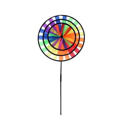 NUOLUX Outdoor Kids Plaything Windmill Creative Triple-rainbow Wheel Windmill Creative Pinwheel Children Educational Toy
NUOLUX Outdoor Kids Plaything Windmill Creative Triple-rainbow Wheel Windmill Creative Pinwheel Children Educational Toy