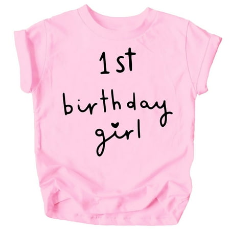 Girls 1st Birthday Shirt Heart Birthday Girl Shirt for Baby Girls One Year Old Retro Birthday Black on Pink Shirt 12 Months
Girls 1st Birthday Shirt Heart Birthday Girl Shirt for Baby Girls One Year Old Retro Birthday Black on Pink Shirt 12 Months