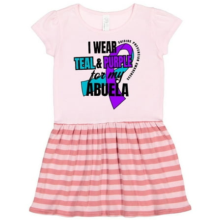 Inktastic Suicide Prevention I Wear Teal and Purple for My Abuela Gift Toddler Girl Dress
Inktastic Suicide Prevention I Wear Teal and Purple for My Abuela Gift Toddler Girl Dress
