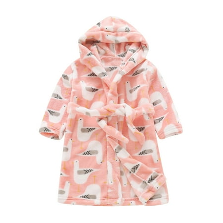 Yubatuo Toddler Baby Boys Girls Cartoon Bathrobes Flannel Night-Robe Sleepwear Pink 100
Yubatuo Toddler Baby Boys Girls Cartoon Bathrobes Flannel Night-Robe Sleepwear Pink 100