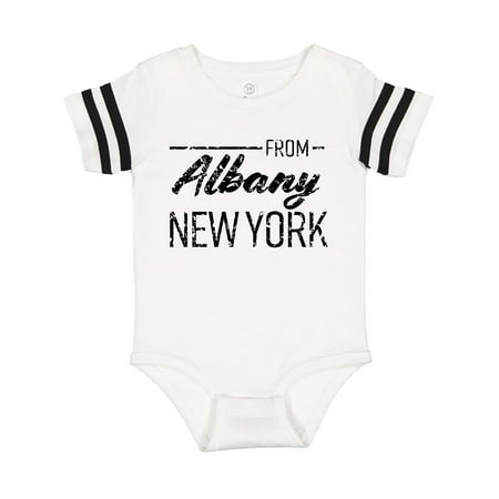 Inktastic From Albany New York in Black Distressed Text Gift Baby Boy or Baby Girl Bodysuit
Inktastic From Albany New York in Black Distressed Text Gift Baby Boy or Baby Girl Bodysuit