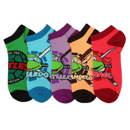 TMNT Retro Cartoon Turtle Team 5-Pack Women’s Ankle Socks
TMNT Retro Cartoon Turtle Team 5-Pack Women’s Ankle Socks