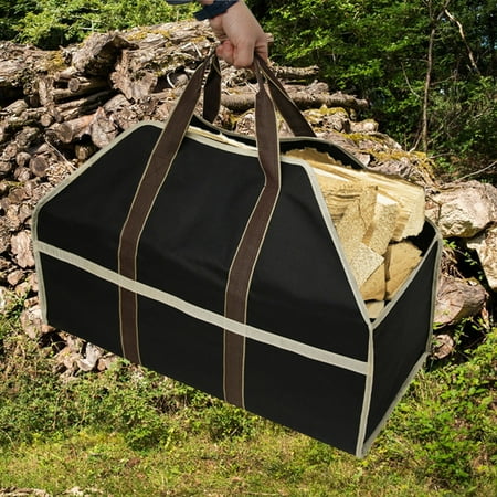 Heavy Duty Durable Tote Bag for Wood - Self Standing Design with Padded Handles - 16 Gallon Capacity for Fireplace Beach & Groceries
Heavy Duty Durable Tote Bag for Wood - Self Standing Design with Padded Handles - 16 Gallon Capacity for Fireplace Beach & Groceries