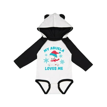 Inktastic Polar Bear My Abuela Loves Me in Santa Hat with Snowflakes Gift Baby Boy or Baby Girl Long Sleeve Bodysuit
Inktastic Polar Bear My Abuela Loves Me in Santa Hat with Snowflakes Gift Baby Boy or Baby Girl Long Sleeve Bodysuit