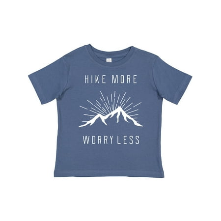 Inktastic Hike More Worry Less Gift Toddler Boy or Toddler Girl T-Shirt
