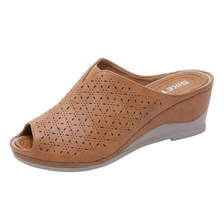Womens Ladies Fashion Casual Sandals Wedges Shoes Outdoor Slippers Summer Open Toe Slide Sandals Comfortable Flats Flip-Flops Sandal Casual Platforms Wedge Sandals Boho Dressy Heeled Sandals A11837
Womens Ladies Fashion Casual Sandals Wedges Shoes Outdoor Slippers Summer Open Toe Slide Sandals Comfortable Flats Flip-Flops Sandal Casual Platforms Wedge Sandals Boho Dressy Heeled Sandals A11837