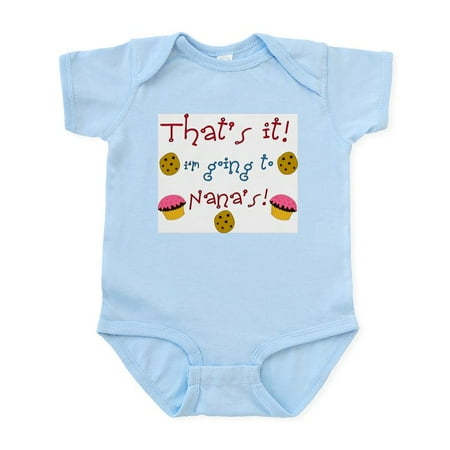 CafePress - That s It I m Going To Nana s Infant Bodysuit - Baby Light Bodysuit Size Newborn - 24 Months
CafePress - That s It I m Going To Nana s Infant Bodysuit - Baby Light Bodysuit Size Newborn - 24 Months