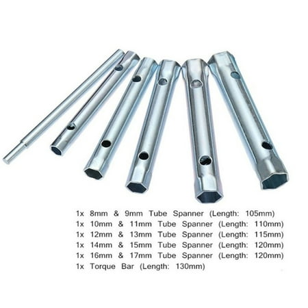 BCLONG 6PC 8-17mm Metric Tubular Box Wrench Set Tube Hollow Socket Wrench Filter Wrench
BCLONG 6PC 8-17mm Metric Tubular Box Wrench Set Tube Hollow Socket Wrench Filter Wrench