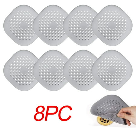 8PC Drain Catcher Shower/Bath Drain Cover Silicone Hair Catcher for Shower Square Drain Stopper for Tub Kitchen Bathroom
8PC Drain Catcher Shower/Bath Drain Cover Silicone Hair Catcher for Shower Square Drain Stopper for Tub Kitchen Bathroom