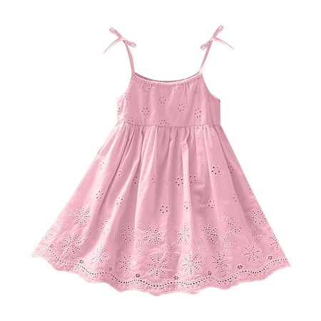 Girls Casual Dress Baby Sundress Flower Pattern Hollow Out Vest Bow Strap Suspender Skirt Casual Outing For 1-8 Years Child Playwear Summer Sunsuit
Girls Casual Dress Baby Sundress Flower Pattern Hollow Out Vest Bow Strap Suspender Skirt Casual Outing For 1-8 Years Child Playwear Summer Sunsuit