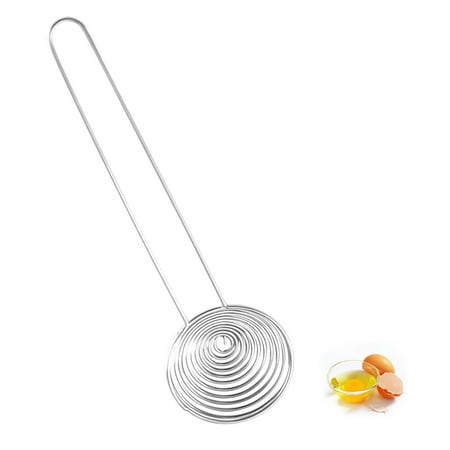 Stainless Steel Egg White Separator | Long Handled Egg Yolk Filter | Dishwasher Safe No Drips and No Mess Egg Separator for Kitchen Baking
Stainless Steel Egg White Separator | Long Handled Egg Yolk Filter | Dishwasher Safe No Drips and No Mess Egg Separator for Kitchen Baking
