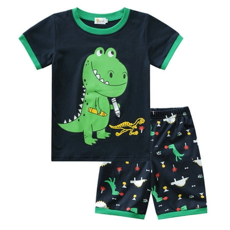 Yubatuo Boy Clothes Cartoon Cotton Summer Short Sleeve T-Shirt And Shorts Kids Outfit Set Blue 140
Yubatuo Boy Clothes Cartoon Cotton Summer Short Sleeve T-Shirt And Shorts Kids Outfit Set Blue 140