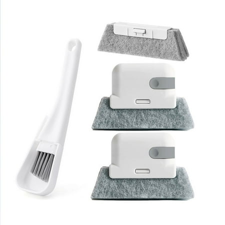 Homgreen Cleaning Window Brush with Crevice Brush Window Sill Cleaner Tool-Creative Door Window Groove Cleaning Brushes Hand-held Crevice Cleaner Tools for All Corners and Gaps-4PCS
Homgreen Cleaning Window Brush with Crevice Brush Window Sill Cleaner Tool-Creative Door Window Groove Cleaning Brushes Hand-held Crevice Cleaner Tools for All Corners and Gaps-4PCS