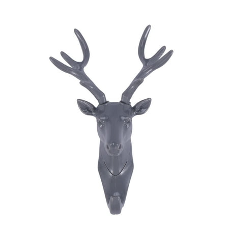 Small hook plastic for living room hat/bag/key/jewelry rack Three-dimensional deer decor office Bedroom hook(gray)
Small hook plastic for living room hat/bag/key/jewelry rack Three-dimensional deer decor office Bedroom hook(gray)