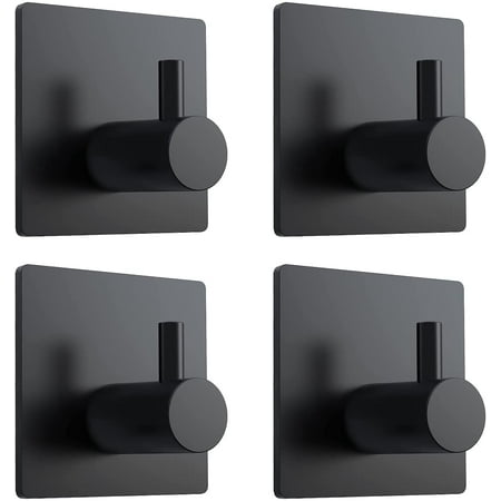 Adhesive Hooks VIS V Black Stainless Steel Self Adhesive Bathroom Towel Hooks Heavy Duty Waterproof Kitchen Shower Wall
Adhesive Hooks VIS V Black Stainless Steel Self Adhesive Bathroom Towel Hooks Heavy Duty Waterproof Kitchen Shower Wall