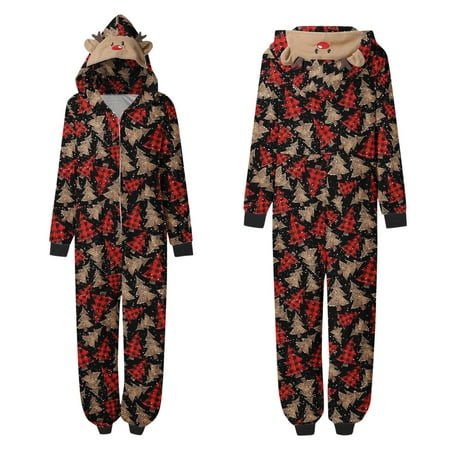 TAIAOJING Mommy Romper For Christmas Family Matching Pajamas Cute Big Headed Deer Print Pjs Plaid Long Sleeve Jumpsuit Soft Casusal Holiday Sleepwear
TAIAOJING Mommy Romper For Christmas Family Matching Pajamas Cute Big Headed Deer Print Pjs Plaid Long Sleeve Jumpsuit Soft Casusal Holiday Sleepwear