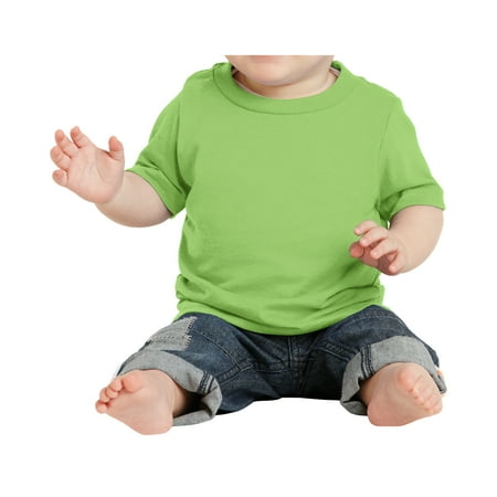 Mafoose Infant Core Cotton Little Baby T-Shirts Lime 6M