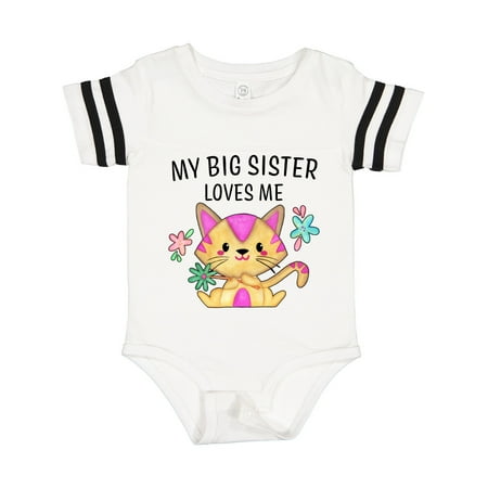 Inktastic My Big Sister Loves Me with Cute Kitten and Flowers Gift Baby Boy or Baby Girl Bodysuit
Inktastic My Big Sister Loves Me with Cute Kitten and Flowers Gift Baby Boy or Baby Girl Bodysuit