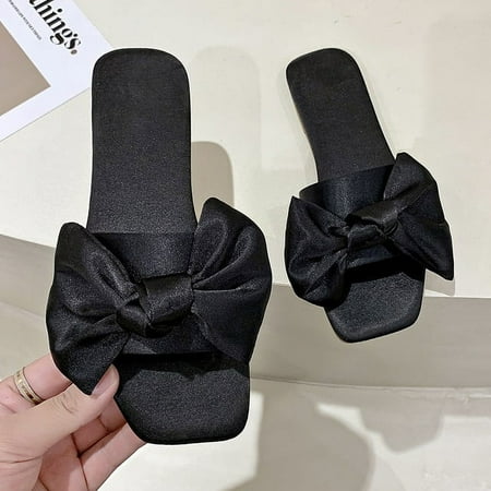 EOFK Fashion Satins Wedding Slippers Luxury Women Bedroom Home Sandals Bride Bridesmaid Wedding Shoes With Silk Bow
EOFK Fashion Satins Wedding Slippers Luxury Women Bedroom Home Sandals Bride Bridesmaid Wedding Shoes With Silk Bow