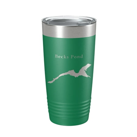 Becks Pond Tumbler Lake Map Travel Mug Insulated Laser Engraved Coffee Cup Delaware 20 oz Green
Becks Pond Tumbler Lake Map Travel Mug Insulated Laser Engraved Coffee Cup Delaware 20 oz Green
