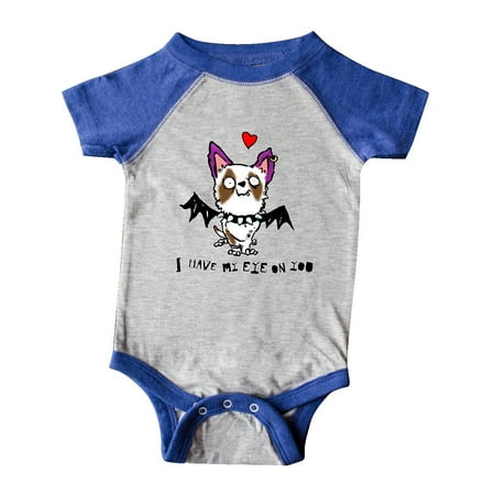 Inktastic Valentine s Day Goth Bat Dog Spaz I Have My Eye On You! Gift Baby Boy or Baby Girl Bodysuit
Inktastic Valentine s Day Goth Bat Dog Spaz I Have My Eye On You! Gift Baby Boy or Baby Girl Bodysuit