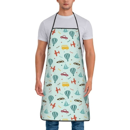 Naloa 1Pack Adjustable Bib Apron Waterdrop Resistant Cooking Kitchen Aprons for Women Men Chef Transport Travel Print
Naloa 1Pack Adjustable Bib Apron Waterdrop Resistant Cooking Kitchen Aprons for Women Men Chef Transport Travel Print