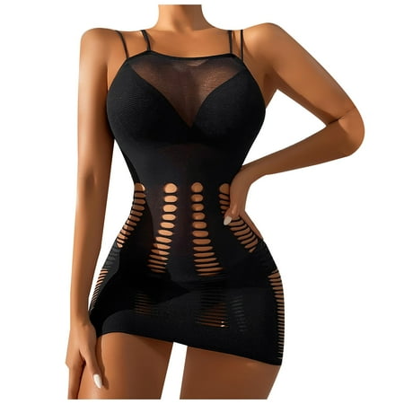 EHTMSAK Women s Lingerie Sexy Fishnet See Through Nightgown Babydoll Lingerie Bodycon See Through Lingerie Black
EHTMSAK Women s Lingerie Sexy Fishnet See Through Nightgown Babydoll Lingerie Bodycon See Through Lingerie Black