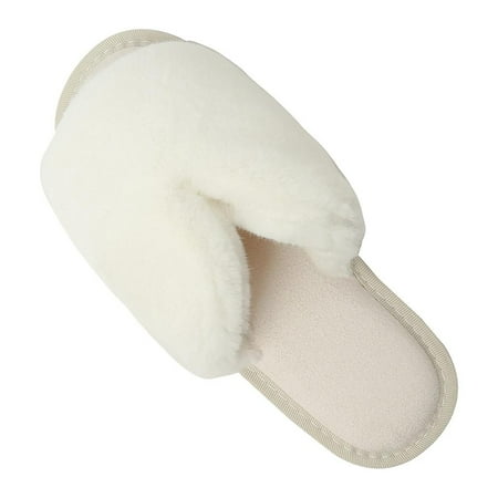 Women Fuzzy Fluffy Slippers Open Toe Light Cozy Slip on House Slippers Indoor Outdoor Slippers
Women Fuzzy Fluffy Slippers Open Toe Light Cozy Slip on House Slippers Indoor Outdoor Slippers
