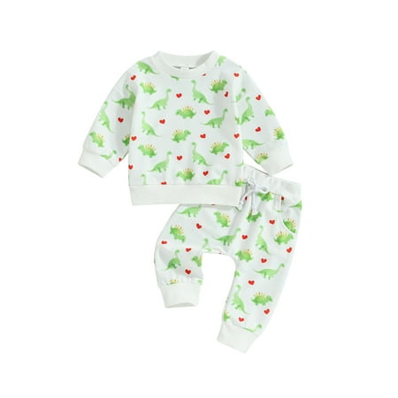 Acuteok Toddler Baby Fall Clothes Cartoon Dinosaur Print Long Sleeve Pullover Elastic Waist Pants 2Pcs Warm Outfit
Acuteok Toddler Baby Fall Clothes Cartoon Dinosaur Print Long Sleeve Pullover Elastic Waist Pants 2Pcs Warm Outfit