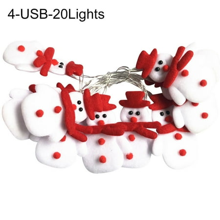 GIFZES 1 Set Decorative String Lamp Plush Exquisite Snowman Christmas Pendant LED Light
GIFZES 1 Set Decorative String Lamp Plush Exquisite Snowman Christmas Pendant LED Light