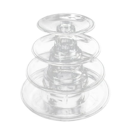NUOLUX Macaron Display Towel Four-tier Macaron Stand Plastic Cake Stand Dessert Display Rack