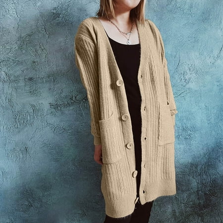 Aueoeo Fall Coats for Women 2022 Trendy Womens Fall Jackets Lightweight Fashion Women Casual V-Neck Long Sleeve Autumn Sweater Cardigan Blouse Tops
Aueoeo Fall Coats for Women 2022 Trendy Womens Fall Jackets Lightweight Fashion Women Casual V-Neck Long Sleeve Autumn Sweater Cardigan Blouse Tops