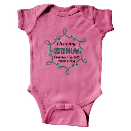 Inktastic I Love My Sister-in-law Ovarian Cancer Awareness Gift Baby Boy or Baby Girl Bodysuit
Inktastic I Love My Sister-in-law Ovarian Cancer Awareness Gift Baby Boy or Baby Girl Bodysuit