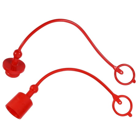 TOYMYTOY 2 Sets Durable 1/2 NPT Connector with Dust Caps Hydraulic Quick Connector