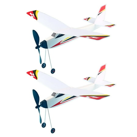 NUOLUX 2Pcs Rubber Band Powered Airplane Model Biplane Toys for Kids (Random Pattern)
NUOLUX 2Pcs Rubber Band Powered Airplane Model Biplane Toys for Kids (Random Pattern)
