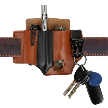 Leather Pocket Organizer for Men iMountek Leather Sheath Multitool Sheath EDC Pocket Organizer with Key Holder for Belt Brown
Leather Pocket Organizer for Men iMountek Leather Sheath Multitool Sheath EDC Pocket Organizer with Key Holder for Belt Brown