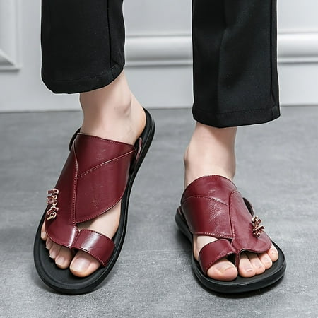 Men s Walking Shoes Beach Shoes Microfiber Leather Uppers Casual Non Slip Open Toe Shoes
Men s Walking Shoes Beach Shoes Microfiber Leather Uppers Casual Non Slip Open Toe Shoes