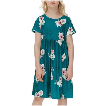 AURIGATE Toddler Baby Girl Dress Toddler Kids Baby Girls Fashion Cute Short Sleeve Flowers Pattern Princess Dress
AURIGATE Toddler Baby Girl Dress Toddler Kids Baby Girls Fashion Cute Short Sleeve Flowers Pattern Princess Dress