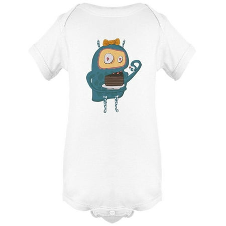 Monster Eating Cake Bodysuit Infant -Image by Shutterstock 24 Months