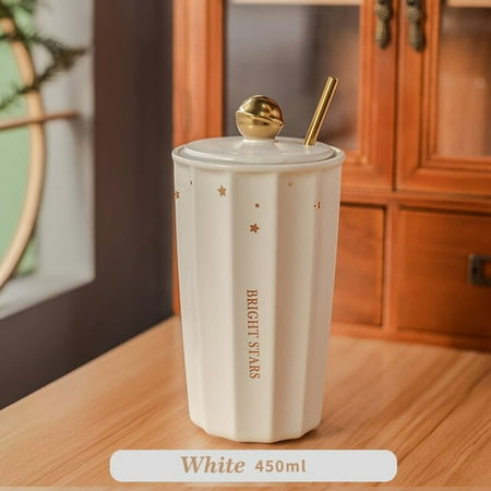 ASWMXR 450ML Nordic Ceramic Straw Cup with Lid Double Wall Tea Coffee Milk Cola Juice Mug Reusable Water Bottle Drinkware Creative Gift
ASWMXR 450ML Nordic Ceramic Straw Cup with Lid Double Wall Tea Coffee Milk Cola Juice Mug Reusable Water Bottle Drinkware Creative Gift