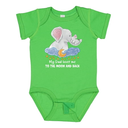 Inktastic My Dad Loves Me to the Moon and Back Elephant Family Gift Baby Boy or Baby Girl Bodysuit
Inktastic My Dad Loves Me to the Moon and Back Elephant Family Gift Baby Boy or Baby Girl Bodysuit