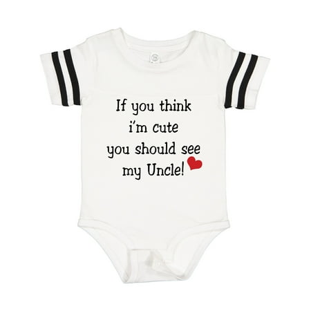 Inktastic Cute Uncle Gift Baby Boy or Baby Girl Bodysuit