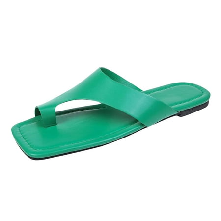 Slipper for Women Fashion Womens Breathable Lace Up Shoes Flats Casual Sandals PU Green 37
Slipper for Women Fashion Womens Breathable Lace Up Shoes Flats Casual Sandals PU Green 37