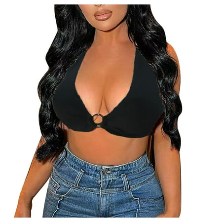 KDDYLITQ Bralettes for Women No Underwire Sexy V Neck Bra Cami Strap Bralette Black S
KDDYLITQ Bralettes for Women No Underwire Sexy V Neck Bra Cami Strap Bralette Black S