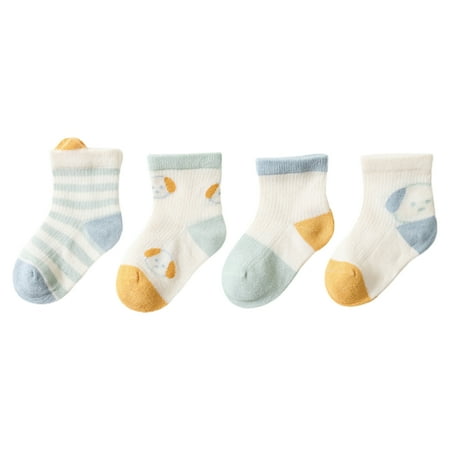 Pengpengfang 4 Pairs Letter Print Cartoon Pattern Mid-Tube Baby Socks Breathable Mesh Non-slip Kid Boy Socks for Indoor
Pengpengfang 4 Pairs Letter Print Cartoon Pattern Mid-Tube Baby Socks Breathable Mesh Non-slip Kid Boy Socks for Indoor