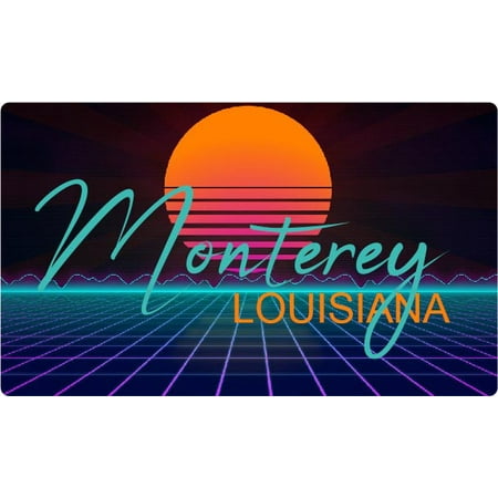 Converse Louisiana 4 X 2.25-Inch Fridge Magnet Retro Neon Design