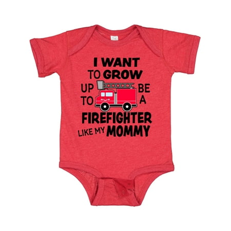 Inktastic I Want to Grow Up to Be a Firefighter Like My Mommy Gift Baby Boy or Baby Girl Bodysuit
Inktastic I Want to Grow Up to Be a Firefighter Like My Mommy Gift Baby Boy or Baby Girl Bodysuit