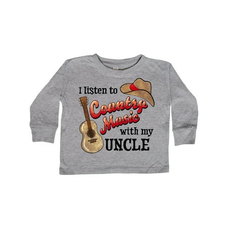Inktastic I Listen to Country Music with my Uncle with Guitar and Hat Gift Toddler Boy or Toddler Girl Long Sleeve T-Shirt
Inktastic I Listen to Country Music with my Uncle with Guitar and Hat Gift Toddler Boy or Toddler Girl Long Sleeve T-Shirt