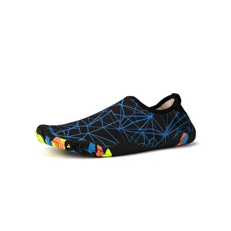 Rockomi Womens Mens Aqua Socks Quick Dry Beach Shoe Swim Water Shoes Unisex Casual Lightweight Flats Comfort Surfing Black Blue 6.5
Rockomi Womens Mens Aqua Socks Quick Dry Beach Shoe Swim Water Shoes Unisex Casual Lightweight Flats Comfort Surfing Black Blue 6.5