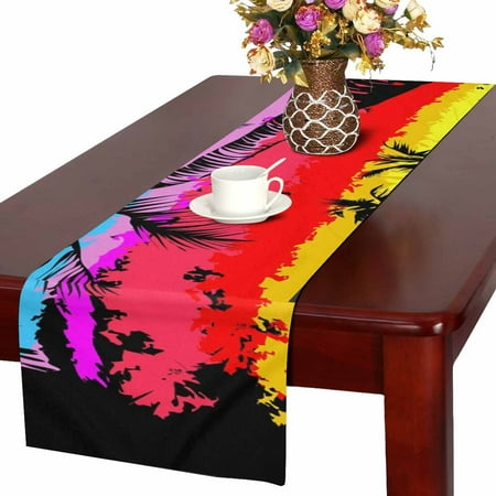 MKHERT Color Palm Tree Table Runner for Kitchen Wedding Party Home Decor 14x72 inch
MKHERT Color Palm Tree Table Runner for Kitchen Wedding Party Home Decor 14x72 inch